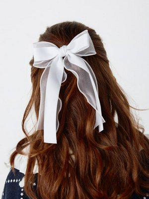 Заколка для волос с бантом для девочек, арт. 12096