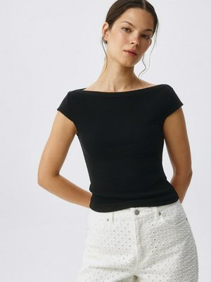 Футболка-топ с укороченным рукавом, арт. 12097