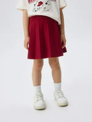 Вязаная юбка в складку для девочек, арт. 12111