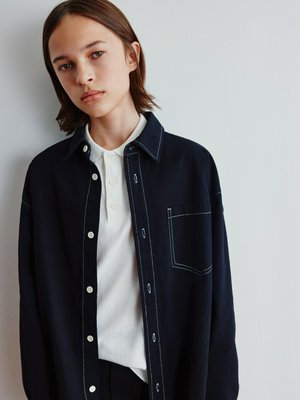 Джинсовая рубашка оверсайз для мальчиков, арт. 12113