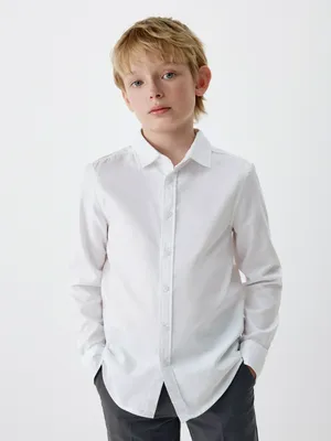Классическая белая рубашка для мальчиков, арт. 12137
