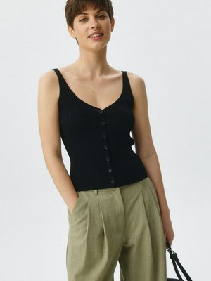 Топ в рубчик на пуговицах, арт. 12139