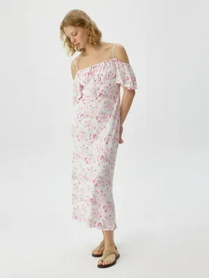 Платье миди из вискозы, арт. 12142