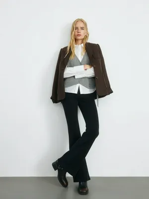 Джинсы FLARED, черный, арт. 445