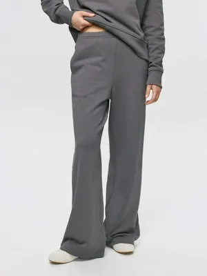 Широкие трикотажные брюки, арт. 12168