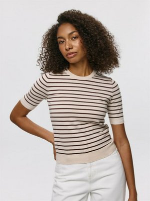 Вязаный джемпер с коротким рукавом, арт. 12177