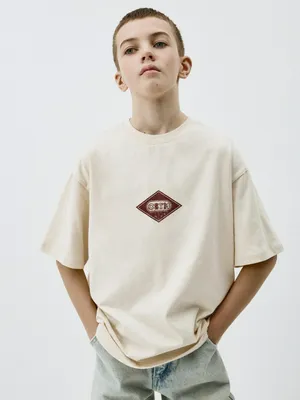 Футболка оверсайз с принтом детская, арт. 12178