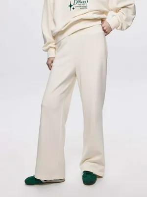 Широкие трикотажные брюки, арт. 12191