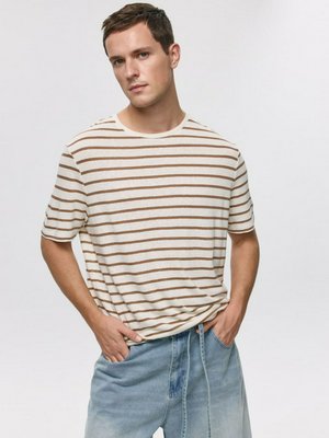 Футболка из смесового льна и вискозы, арт. 12201