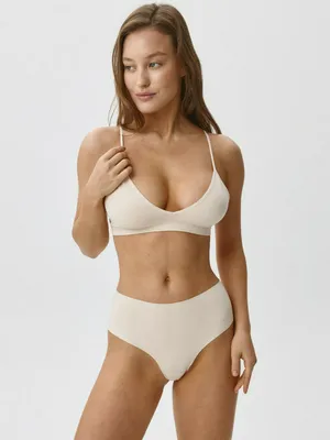 Бесшовные трусы-слипы с высокой посадкой, арт. 12206