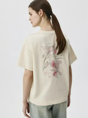 Футболка оверсайз с принтом, арт. 12238