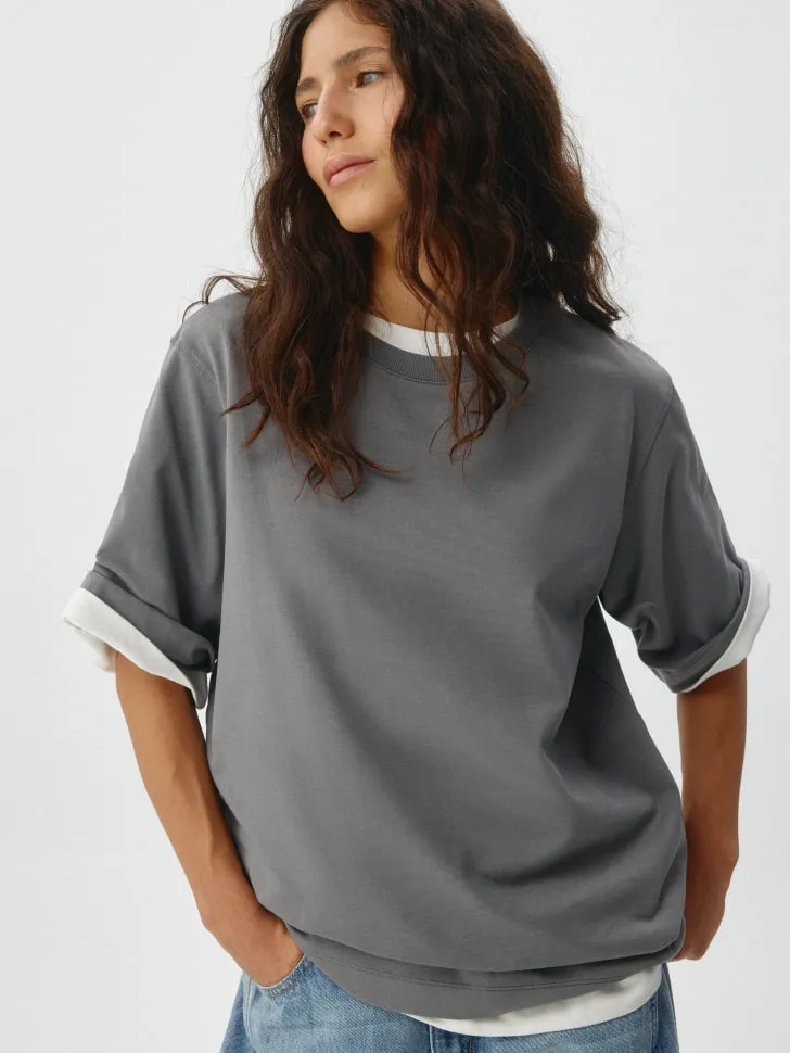 Базовая футболка ALBA оверсайз, арт. 12248