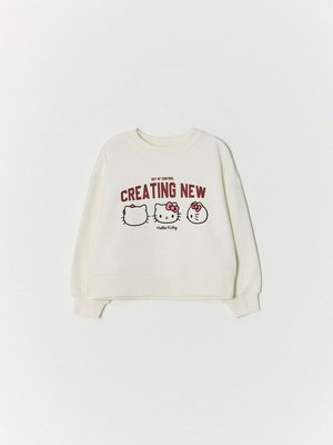 Свитшот оверсайз с принтом Hello Kitty для девочек, арт. 12275