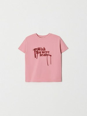 Футболка с принтом для девочек, арт. 12311