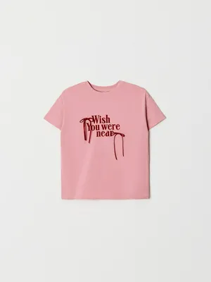 Футболка с принтом для девочек, арт. 12311