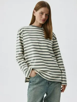 Лонгслив ANNA OVERSIZE FIT, разноцветный, арт. 12351