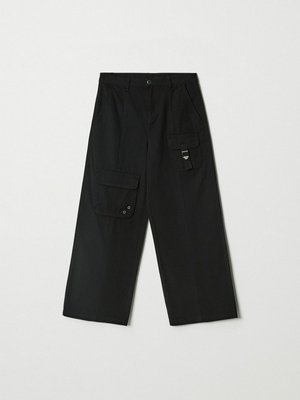 Хлопковые брюки карго для девочек, арт. 12368