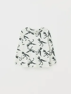 Лонгслив с принтом для мальчиков, арт. 12390