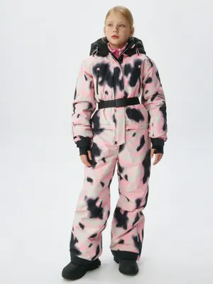 Зимний горнолыжный комбинезон для девочек, арт. 12421