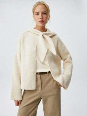 Кардиган с капюшоном с содержанием шерсти, арт. 12423