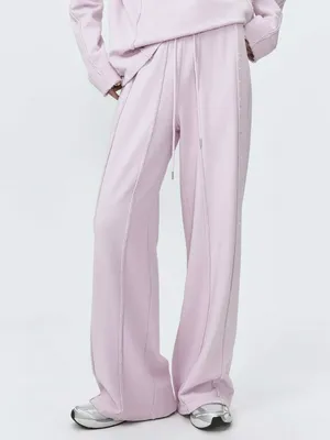 Свободные брюки с декоративными швами, арт. 12425