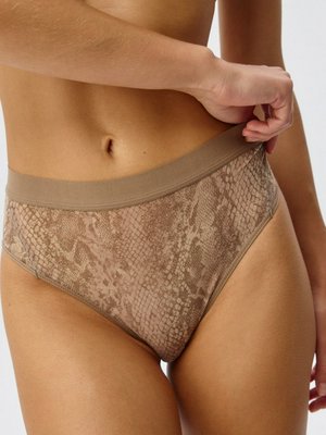 Трусы-слипы из сетчатой ткани с принтом, арт. 12446