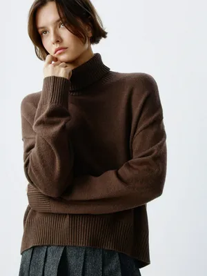 Джемпер оверсайз с шерстью, арт. 12459