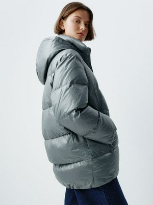 Дутая куртка с натуральным наполнителем из пуха, арт. 12477