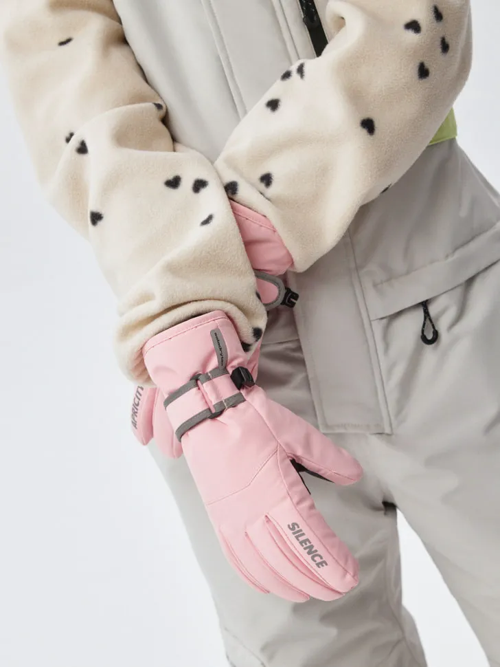 Перчатки из технологичной мембраны Seladrytex для девочек, розовый, арт. 12478