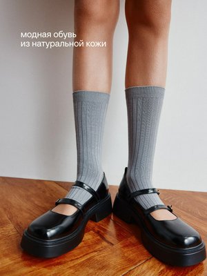 Лакированные туфли из натуральной кожи для девочек, арт. 12484