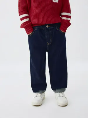 Джинсы Baggy с подворотами для мальчиков, арт. 12569