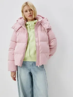 Укороченная куртка с натуральным наполнителем из пуха, арт. 12592