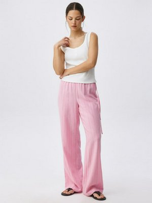 Брюки из смесового льна, арт. 12595