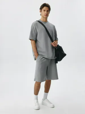 Трикотажный комплект из футболки и шорт, арт. 12597