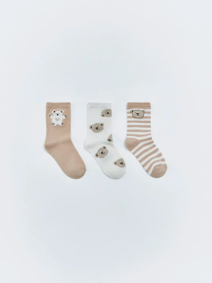 Набор из 3 пар носков, разноцветный, арт. 12603