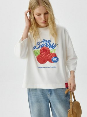 Футболка оверсайз с принтом, арт. 12621