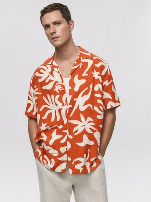 Рубашка из вискозы с принтом, арт. 12627