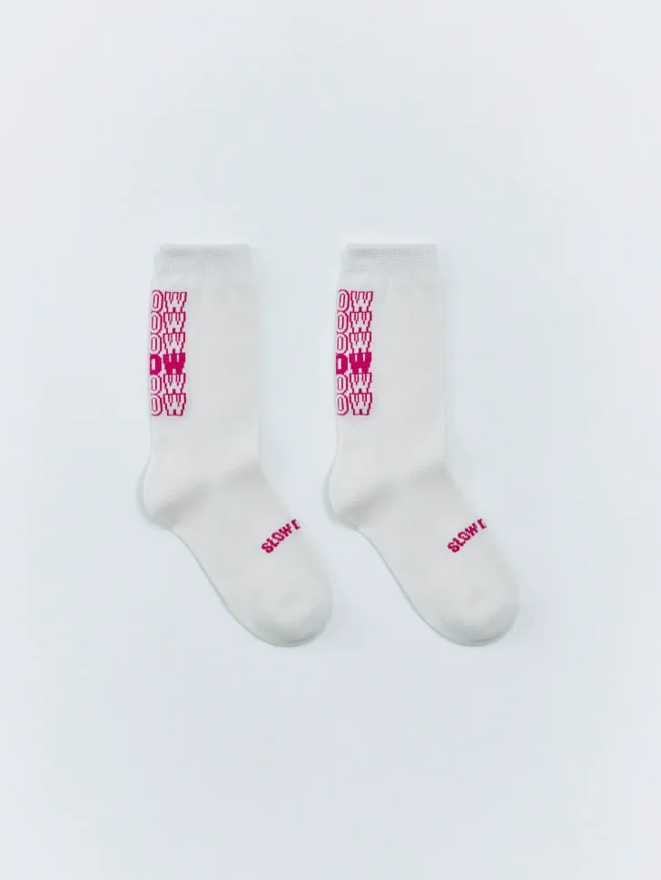 Носки с жаккардовой надписью, разноцветный, арт. 12634