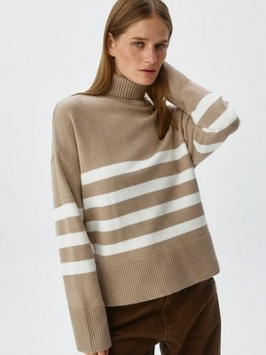 Джемпер с воротником-стойкой с содержанием шерсти, арт. 12724