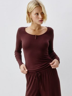 Домашний лонгслив из фактурного трикотажа, арт. 12727