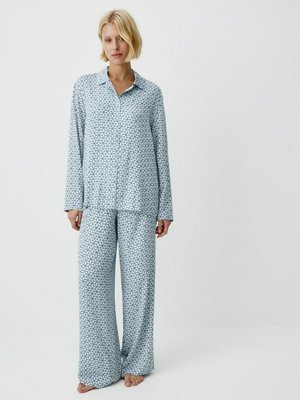 Пижама с геометричным принтом из вискозы, арт. 12750