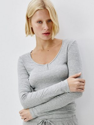 Домашний лонгслив из фактурного трикотажа, арт. 12753