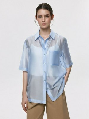 Рубашка из смесового тенселя, арт. 12768