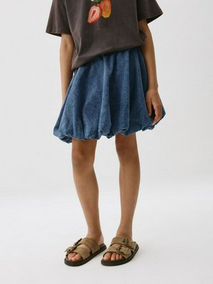 Юбка-баллон из денима, арт. 12780