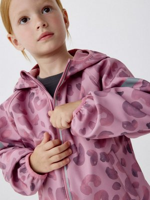 Ветровка Softshell на флисе, розовый, арт. N/A