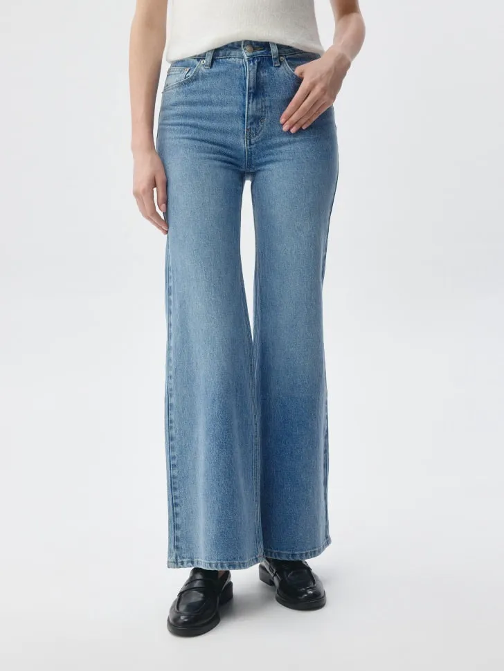 Джинсы Flared, голубой, арт. 12785