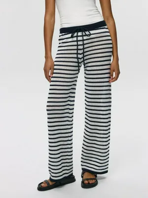 Брюки кроше в полоску, арт. 12792