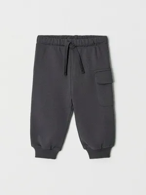 Трикотажные джоггеры для малышей, темно-серый, арт. Не указан