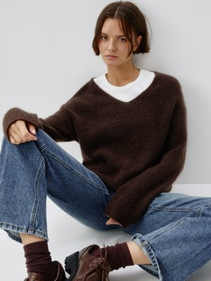 Вязаный джемпер из смесовой шерсти, арт. 12811