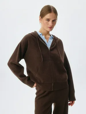 Вязаный зип-худи, арт. 12822